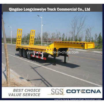 Lowbed Semi Trailer for Excavator Transport